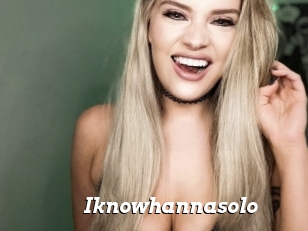 Iknowhannasolo